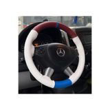 HASBAY DİKİŞLİ DİREKSİYON KILIFI BORDO / MAVİ / BEYAZ DERİ MAVİ YÜZÜK SİYAH DİKİŞLİ MERCEDES SPRİNTER 4568469529235a5e68