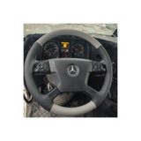 HASBAY DİKİŞLİ DİREKSİYON KILIFI GRİ / SİYAH DERİ SİYAH DİKİŞLİ MERCEDES 4142 KAMYON TIR İÇİN 456846966800de755f