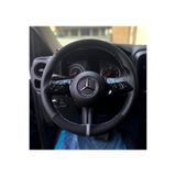 HASBAY DİKİŞLİ DİREKSİYON KILIFI NUBUK DERİ NOKTALI DERİ GRİ YÜZÜK GRİ DİKİŞLİ MERCEDES VİTO İÇİN NONGYD1VTO15001