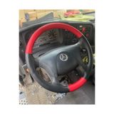 HASBAY DİKİŞLİ DİREKSİYON KILIFI SİYAH DERİ KIRMIZI DERİ SİYAH DİKİŞLİ TIR KAMYON MERCEDES İÇİN DDKDSDTK11630001