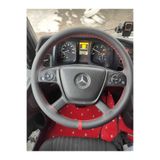 HASBAY DİKİŞLİ DİREKSİYON KILIFI SİYAH DERİ KIRMIZI YÜZÜK KIRMIZI DİKİŞLİ MERCEDES TIR KAMYON İÇİN DDKYKDMRCDS63115001