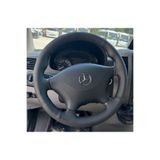 HASBAY DİKİŞLİ DİREKSİYON KILIFI SİYAH DERİ NOKTALI DERİ SİYAH DİKİŞLİ MERCEDES SPRİNTER (FOTODAKİ) DDNDSDMSPSAED01