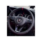 HASBAY DİKİŞLİ DİREKSİYON KILIFI SİYAH / NOKTA DERİ KIRMIZI YÜZÜK KIRMIZI DİKİŞLİ MERCEDES VİTO İÇİN 456846952914d2a920