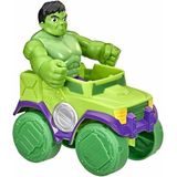 Hasbro F6776-F745 Marvel Spidey and His Amazing Friends Araç ve Hulk Figür