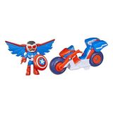 Hasbro Iron Man and His Awesome Friends Araç ve Figür Sam Wilson G1471