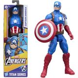 Hasbro Marvel Avengers Titan Serisi Aksiyon Figürü - Captain America - Renkli