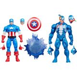 Hasbro Marvel Legends Series Gamerverse America Vs Venom Ikili Aksiyon Figür Seti, Retro Video Game - Standart