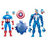 Hasbro Marvel Legends Series Gamerverse Captain America vs Venom İkili Aksiyon Figür Seti, Retro Video Game