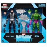 Hasbro Marvel Legends Series Inhumans Black Bolt & Marvel’s Triton İkili Aksiyon Figürü, Fantastic Four Comics