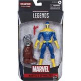 Hasbro Marvel Legends Series Spymaster (Baf: Crimson Dynamo) Aksiyon Figürü - (DipCamo)Charcoal-White