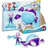 Hasbro Marvel Spidey and His Amazing Friends Ghost-Spider & Ghost Turtle Figür Seti (Water Webs Serisi)