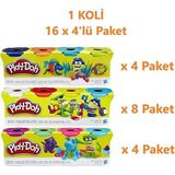 Hasbro Oyun Hamuru 4'lü 1 Koli (112GR x 64 Adet)