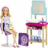 hasbro oyuncak barbie welness ışıltı dolu spa günü oyun seti hcm82 - Yok
