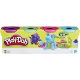 Hasbro Play-Doh 4'lü Oyun Hamuru 448 gr B5517 Eğlenceli Renk Seçenekleriyle 2-4 Yaş İçin Oyun Seti