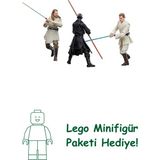 Hasbro Star Wars Black Series Qui-Gon Jinn, Darth Maul, Obi-Wan Kenobi Aksiyon Figür Seti (The Phantom Menace)