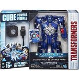 Hasbro Transformers C3480ES0 – Movie 5 All Spark Tech Starter Set Shadow Spark Optimus Prime, aksiyon figürü