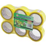 Hasbros HBR-0038 Koli Bantı 45MMX100YARDS Bandı Şeffaf Akrilik Yapışkan - 6'li Paket
