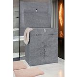 HASBY Kirli Çamaşır Sepeti Katlanır Sepet Banyo Selesi İkili Katlanabilir İki Bölmeli Sepetleri Bebek