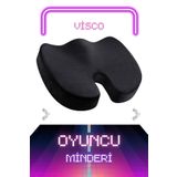 HASBY Visco Ortopedik Oturma Simidi Minderi Visko Gamer Oyuncu Minderi