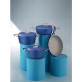 Hascevher Clarissa 7 Pcs Granit Elmas Tencere Seti (18/22TEN/26KAR/26TV)