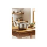 Hascevher Gastro 28x18 cm 11 Lt Derin Tencere Çelik Kaplama Inox Malzeme ile Şık Tasarım - 28 x 18 cm