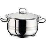 Hascevher Gastro Çelik Tencere 50X30 cm - 54,0 Lt - Gri