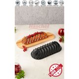 HASCHEF Safir Döküm Yapışmaz Granit Kaplama Baton Kek Kalıbı 32 Cm