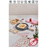 HASCHEF Zümrüt Döküm Yapışmaz Çift Taraflı Gözleme Tavası 34 Cm