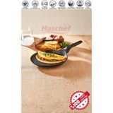 HASCHEF Zümrüt Döküm Yapışmaz Granit Kaplama Krep Tavası 26 Cm