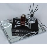 Hasdil Home Lazer Kesim Sonsuzluk Dekoratif Aynalı, Söz, Nişan, Sunum, Damat, Kahve Tepsisi Tray-04