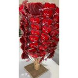 HASEL I LOVE YOU BASKILI KALPLİ SOSYETE ŞEKERİ 50 ADET LOLİPOP 14 ŞUBAT SEVGİLİ HEDİYE