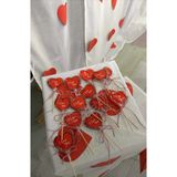 Hasel Şekerleme I Love You Baskılı Kalpli Sosyete Şekeri (Adet Seçiniz 20-30-50-100) Lolipop 14 Şubat Sevgili Hediye - 100 Adet