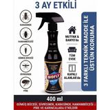 Haşere Ilacı, Hamam Böceği, Karınca, Gümüş Böceği, Kene, Bit, Sivrisinek, Kara Sinek 400 ml