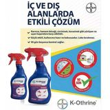 Haşere Ilacı (K-Othrine 500 Ml) x 2 Adet (Kullanıma Hazır, Kokusuz ve Pratik) -2026