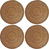 Hasır Amerikan Servisi Supla (Yuvarlak Ipli), Pli Hasır Supla, Hasır Amerikan Servisi, Bambu Ame - 0,5 x 9 cm - Çok Renkli