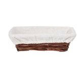 HASIR BEZLİ DİKDÖRTGEN SEPET 28 CM (ESD-28R)