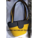 Hasır çanta günlük çanta plaj çantası el emeği handmade tasarım 1001000009391