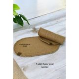 Hasır Dekoratif Örtü runner hasır runner dekorasyon handmade masa örtüsü 70 x 40 1001000009137