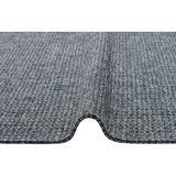 Hasır Görünümlü Kaymaz Renkli Dokuma Modern Kilim Brooklyn Brk 01 Antrasıt Sılver - 160 x 230