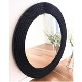 Hasır Halat Çerçeveli Yuvarlak Duvar Aynası - 80 cm (10)