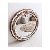 Hasır Halat Çerçeveli Yuvarlak Duvar Aynası - 80 cm (5)