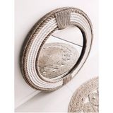 Hasır Halat Çerçeveli Yuvarlak Duvar Aynası - 80 cm (6)