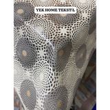 Hasır Lüx Çift Renk Pvc Kaplamalı Silinebilir Masa Örtüsü Su Geçirmez Şeffaf Muşamba Masa 137 cm - Siyah - Açık Kahverengi - 140 x 260 cm