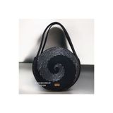 Hasır omuz çantası makaron çanta günlük çanta plaj çantası el emeği handmade el çantası OZLEM1037