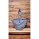 Hasır Omuz Çantası Plaj Çantası El Emeği Handmade Tasarım Tarz Yaz Moda-30 cmx40-42 cm 1001000009391