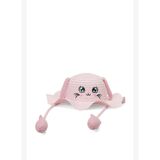 Hasır Şapka Kız Çocuk Pembe FUNNY STRAW HAT
