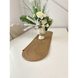 Hasırhane Jüt, Hasır ,gold Runner ,amerikan Servisi ,supla ,masa Örtüsü,sehpa Örtüsü, Dekor,sunum 100X30 - 31 x 31 - Altın