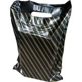 Haspack Aksan 33 x 45 Elgeçme,çizgili,diagonel,takviyeli,mağaza Poşeti 500 Adet