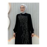 HASPASHA feray taşlı tesettür abiye