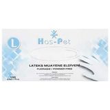 Haspet Latex Pudrasız Eldiven Large 100'LÜ